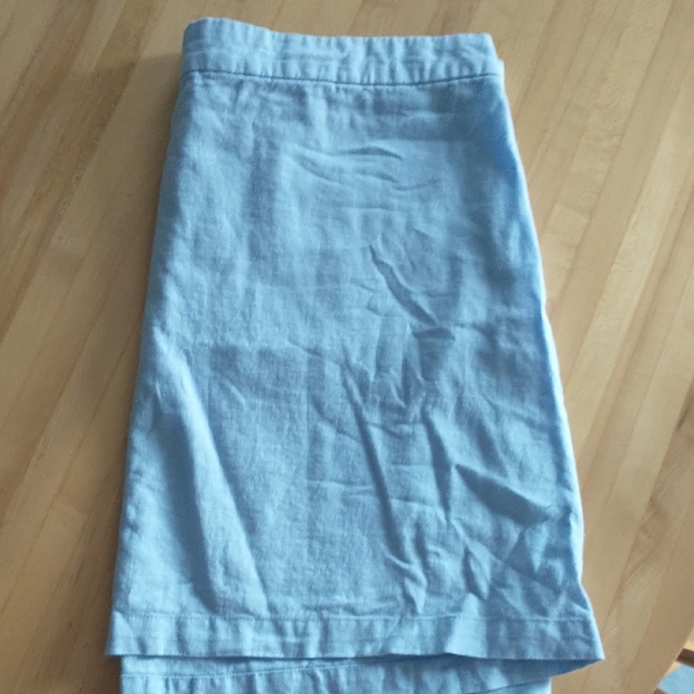 Old Navy Light Blue Cotton Mini Skirt
